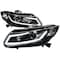 Spec-D Tuning 12-Up Honda Civic R8 Style LED Projector Headlight Black 2LHP-CV12JM-8V2-TM - alternate 1